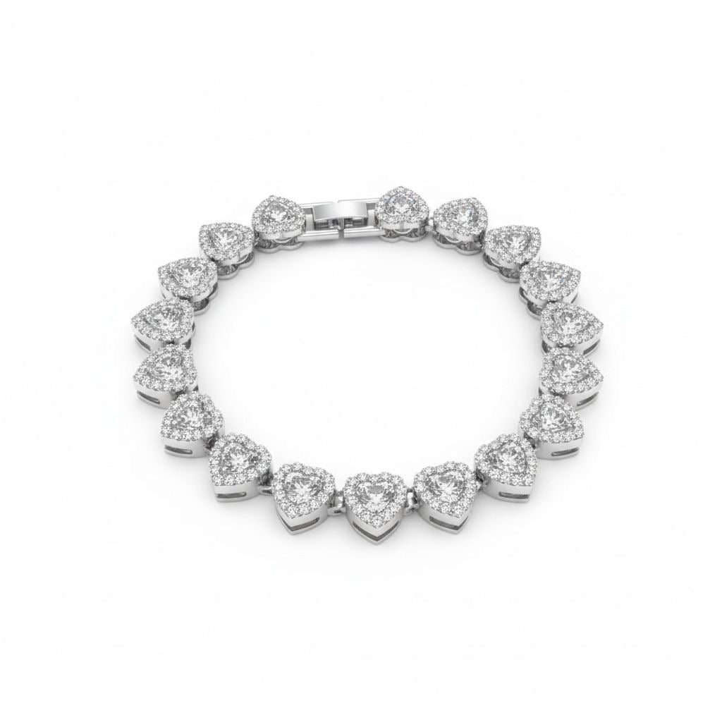 Heart Shaped Cuban Chain