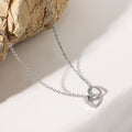 18K Gold Plated Heart 304 Stainless Steel Simple Style Waterproof