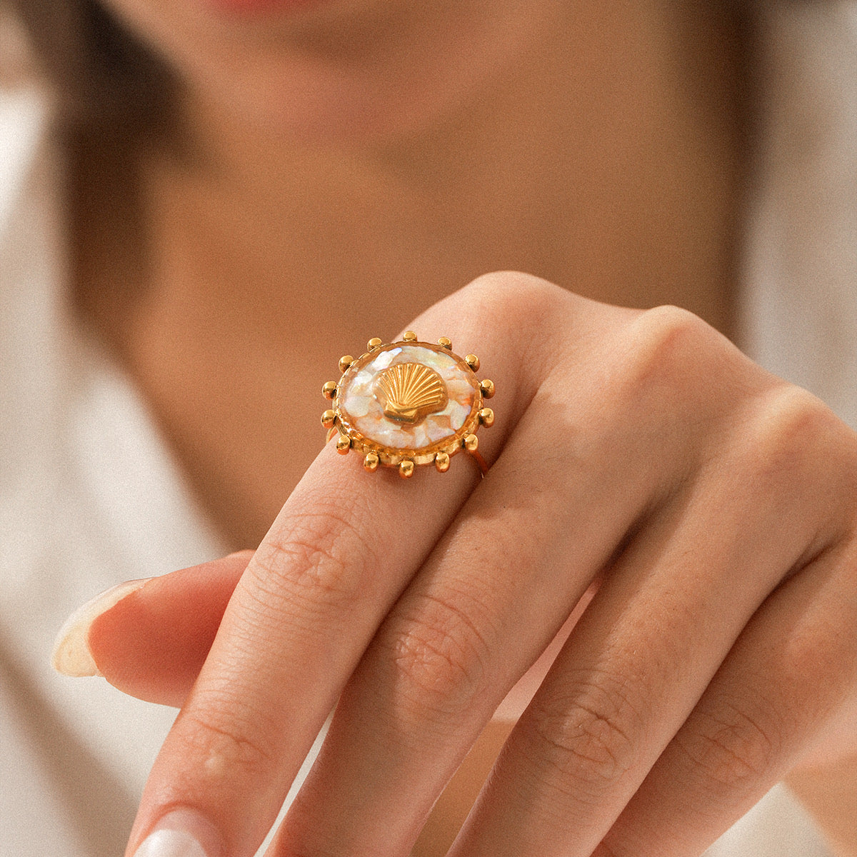 18K Gold Plated Stainless Steel