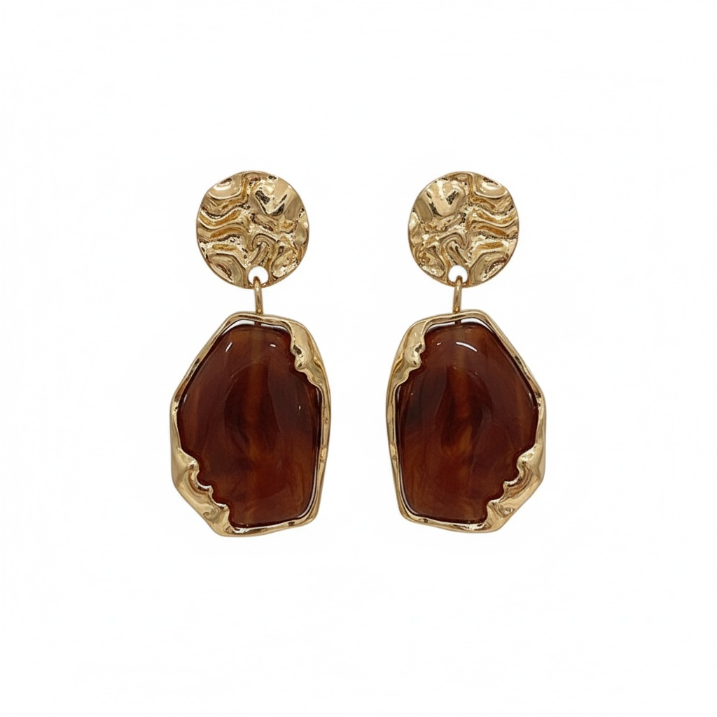 18k Gold Casual Retro R